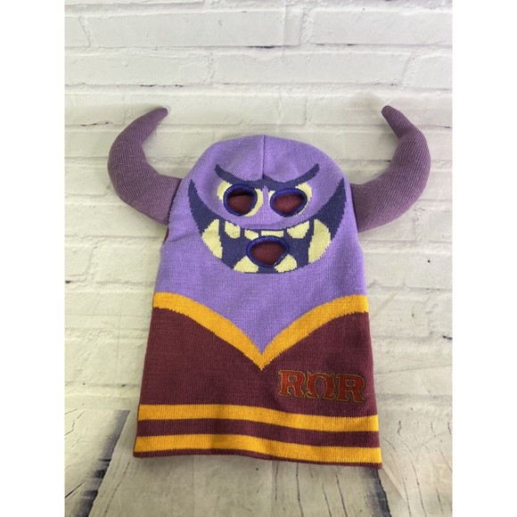 Disney Monsters University Johnny Worthington ROR Adult Face Beanie Knit Cap Hat